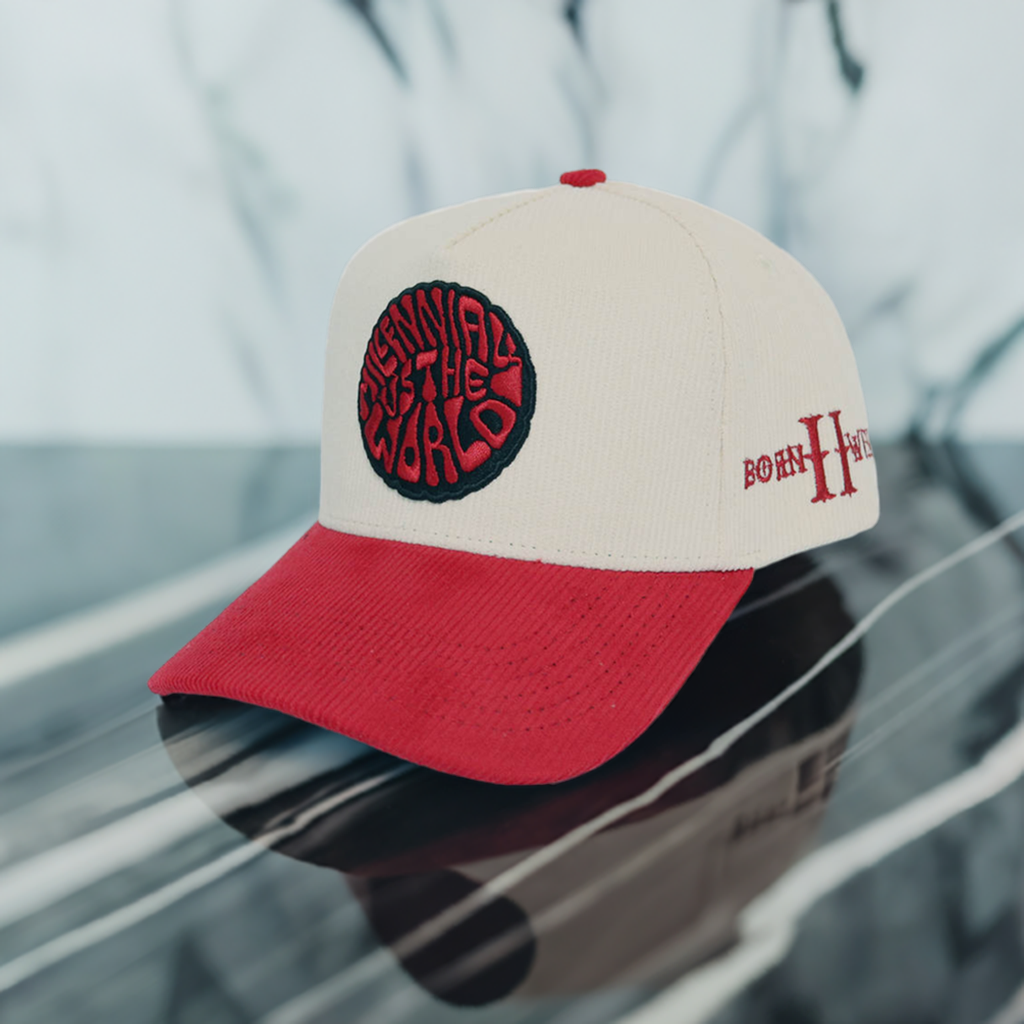 Millennials Vs The World RED logo Hat
