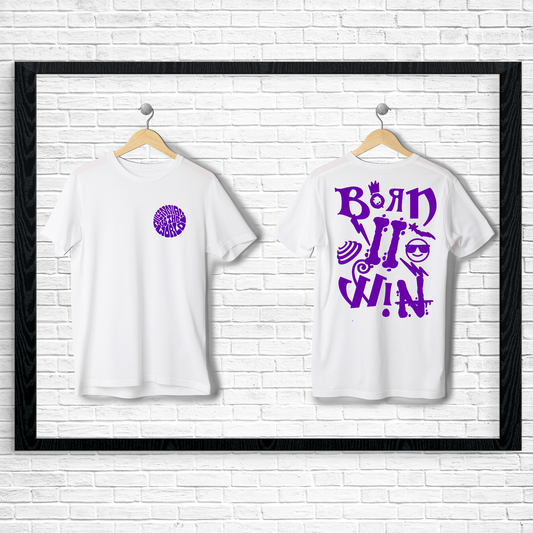 White w/Purple Tee