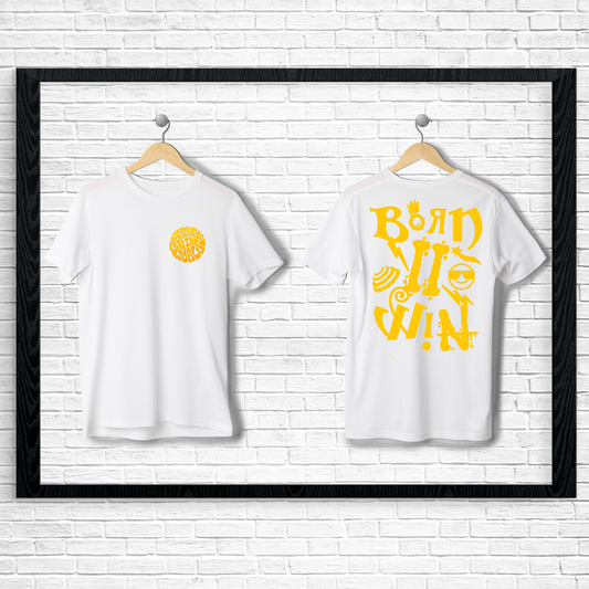 White w/Yellow Tee