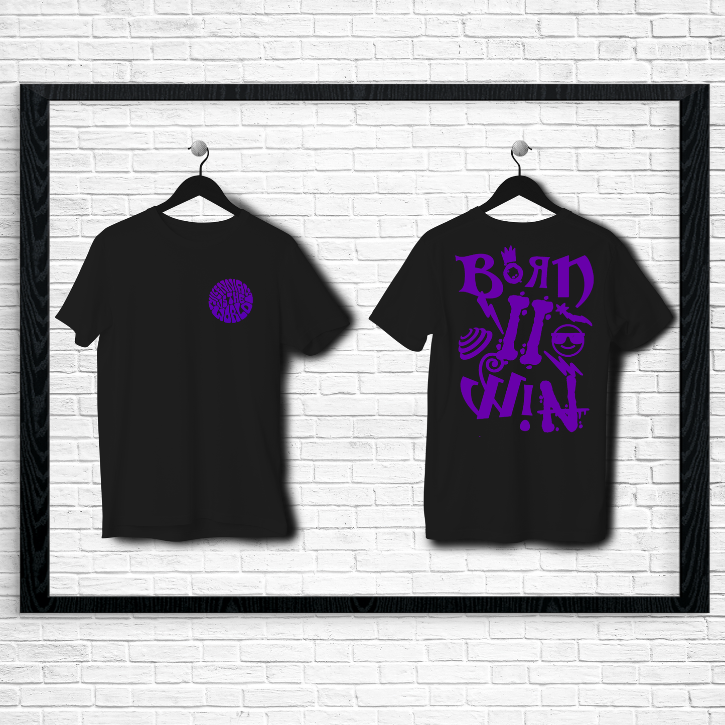 Black w/Purple Tee